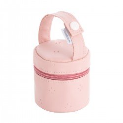 PORTACHUPETE TWIN ROSA 8.5x8.5x11 CM