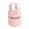 PORTA SUCCHIETTO TWIN ROSA 8.5x8.5x11 CM