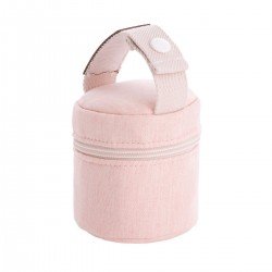 PACIFIER HOLDER VIELLA PINK 8.5x8.5x11 CM