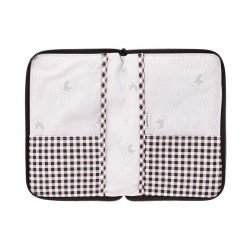 PAPER CARRIER NEW VICHY PINK 3x19x27 CM