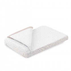 SAC COUCHAGE PETIT LIT H/E PLUMETI ROSE 49.5x83.5x2 CM