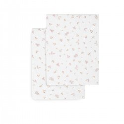 2 LENZUOLO REGOLABILE-CULLA 60 60x120x17 CM PLUMETI ROSA