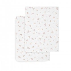 2 LENZUOLO REGOLABILE-CESTONE 35x80x7 CM PLUMETI ROSA