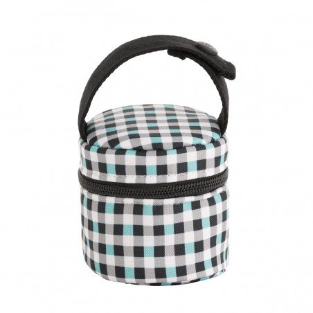 PACIFIER HOLDER NEW VICHY BLUE 8.5x8.5x11 CM