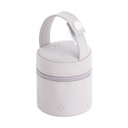 PACIFIER HOLDER TWIN GREY 8.5x8.5x11 CM