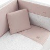 JGO 2 PCS.COLCHA I-V. CUNA 60 PLUMETI ROSA 60x120x3 CM
