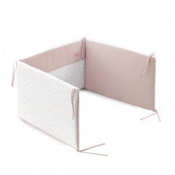 SET 2 PCS. QUILT COVER COT 60 PLUMETI PINK 100x140x3 CM