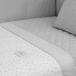 JEU 2 PCS.HOUSSE DE COUETTE 70 FRESCO GRIS 110x170x3 CM