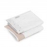 COFFRET 2 SERVIETTE DE BAIN RABBIT BEIGE 25x35x1 CM