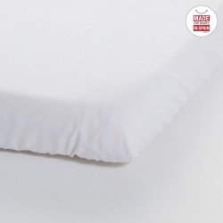 DRAP HOUSSE - PETIT LIT 50x90x12 CM LISO E BLANC