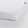 DRAP HOUSSE - PETIT LIT 50x90x12 CM LISO E BLANC