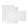 COMPLETO LETTINO 3 PZ 100x165x1 CM PLUMETI ROSA