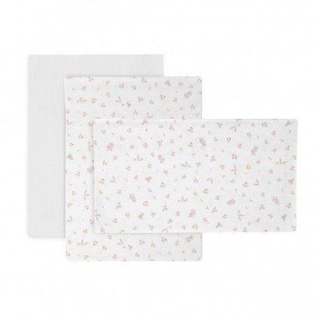 COMPLETO CULLA 3 PZ 80x120x1 CM PLUMETI ROSA