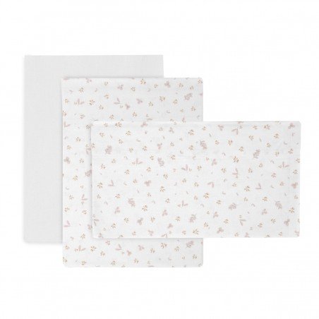 COMPLETO CESTONE 3 PZ 80x120x1 CM PLUMETI ROSA