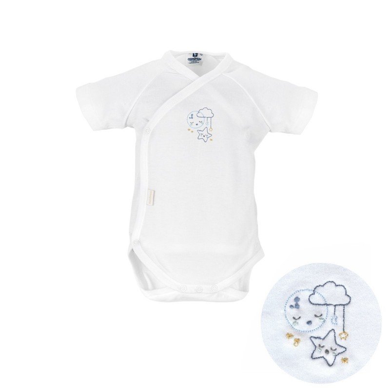 BODY SHORT SLEEVE CROSSED I. LUNA 23 WHITE