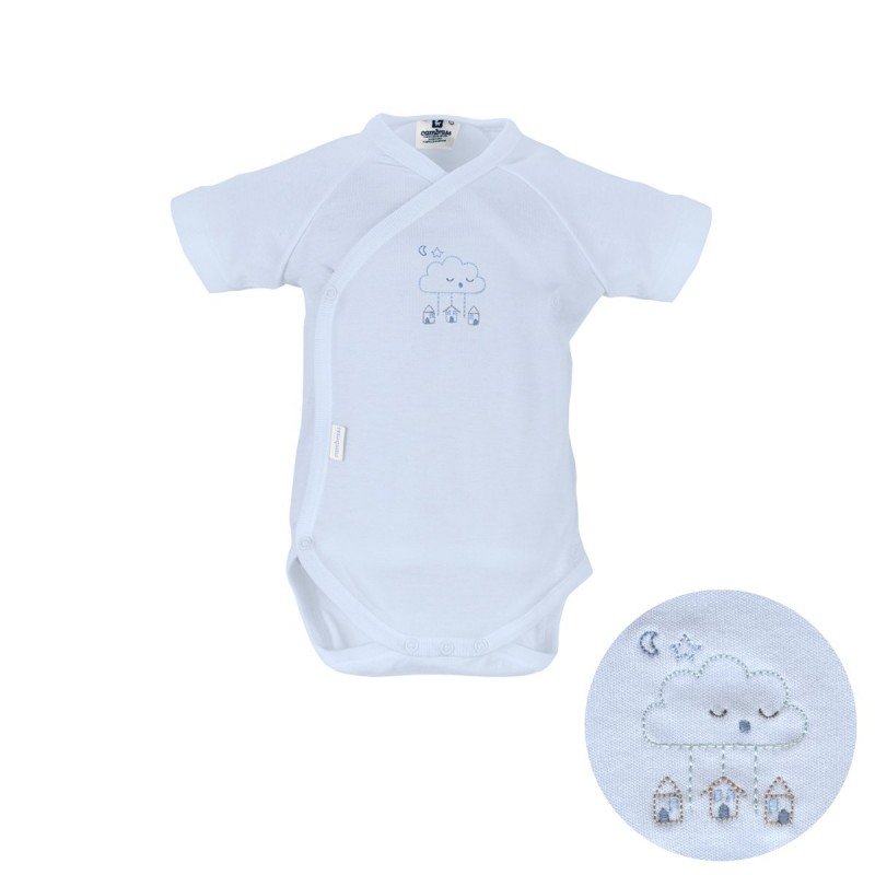 BODY SHORT SLEEVE CROSSED I. NUBE 23 BLUE