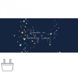 BORSA DELL ORGANIZZATORE LUNA AZZURRO 13x38x20 CM