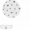 FODERA PER NAVICELLA BUGA UNIV ETNIC GRAU 35x80x26 CM