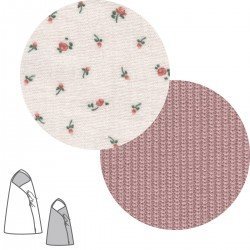 SACCO NANNA PER PASSEG.REVERS. ETNIC ROSA 40x80x5 CM