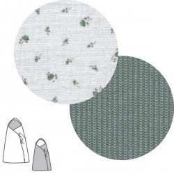 SACCO NANNA PER PASSEG.REVERS. ETNIC VERDE 40x80x5 CM