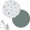 SACCO NANNA PER PASSEG.REVERS. ETNIC VERDE 40x80x5 CM