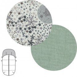 SACCO P.PASSEGGINO UNIVERSALE STAR LIBERTY VERDE 45x98x3 CM