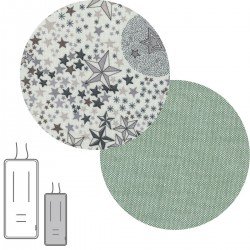 COUSSIN UNIV.REV.POUSS. DROIT STAR LIBERTY VERT 30x80x1 CM