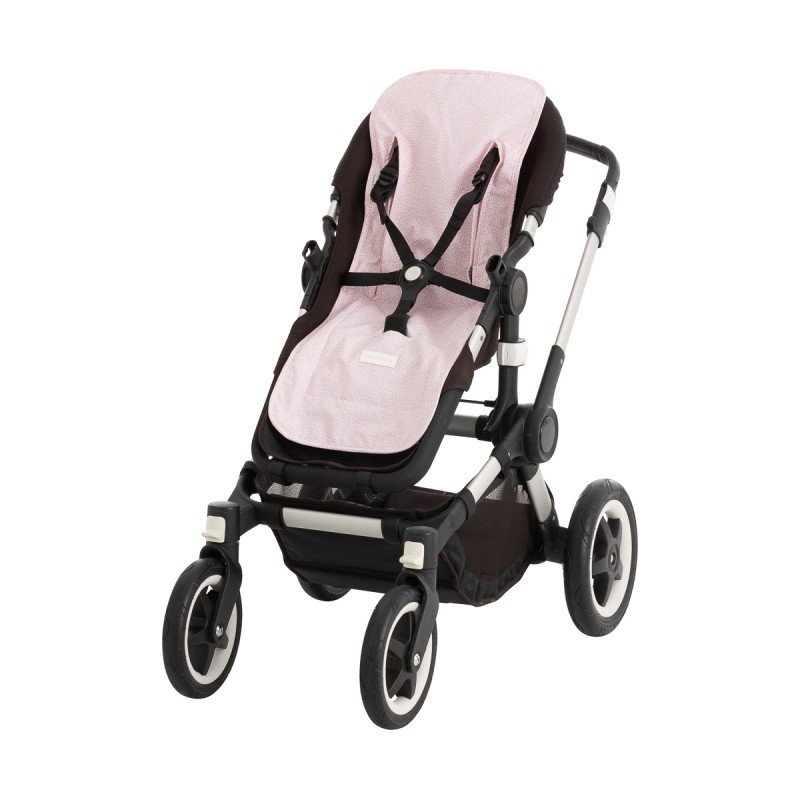 PASSEGGINO UNIV.CUSCINO CARROZ ANIMAL PRINT ROSA 35x85x1 CM