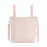BORSA PASSEGGINO TALEGA LINO ROSA 12x40x35 CM