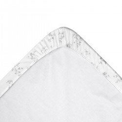 2 DRAP HOUSSE - LIT 60 60x120x17 CM MERLO ECRU