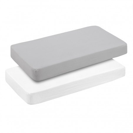 BAJERA CUNA 60 PACK 2 UDS. 60x120x17 CM SOFT GRIS
