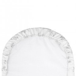 2 DRAP HOUSSE-COUFFIN/POUSSETT 35x80x7 CM MERLO ECRU