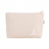 BORSA BAGNO LINO BEIGE 6x28x20 CM
