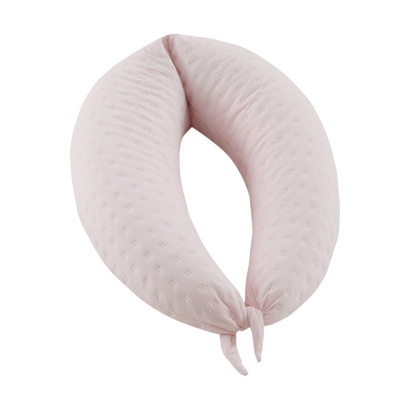 CUSCINO ALLATAMENTO LUNA  SOFT ROSA