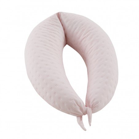 CUSCINO ALLATAMENTO LUNA  SOFT ROSA
