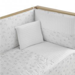 JGO 2 PCS.COLCHA I-V. CUNA 60 MERLO CRUDO 60x120x3 CM