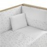 JGO 2 PCS.COLCHA I-V. CUNA 60 MERLO CRUDO 60x120x3 CM
