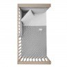 JGO 2 PCS.COLCHA I-V. CUNA 60 SOFT GRIS 60x120x3 CM