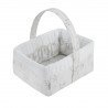 CESTINA IMBOTTITA 22.5x29x29 CM MERLO CRUDO