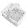 CESTA CANASTILLA 22.5x29x29 CM MERLO CRUDO