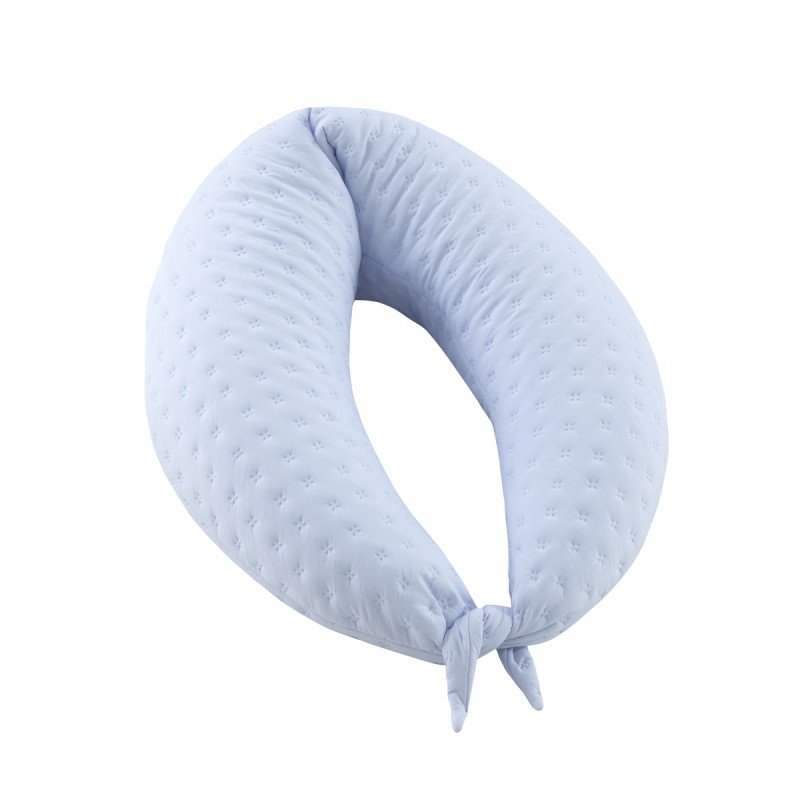 NURSING PILLOW MOON 80x185x16 CM SOFT BLUE