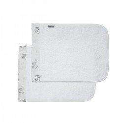 COFFRET 2 SERVIETTE DE BAIN MERLO ECRU 25x35x1 CM