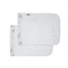 COFFRET 2 SERVIETTE DE BAIN MERLO ECRU 25x35x1 CM