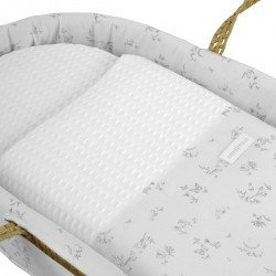 COUFFIN MATELASSE UNE MERLO ECRU 39x80x25 CM