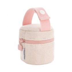 PACIFIER HOLDER LINO PINK 8.5x8.5x11 CM