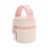 PACIFIER HOLDER LINO PINK 8.5x8.5x11 CM