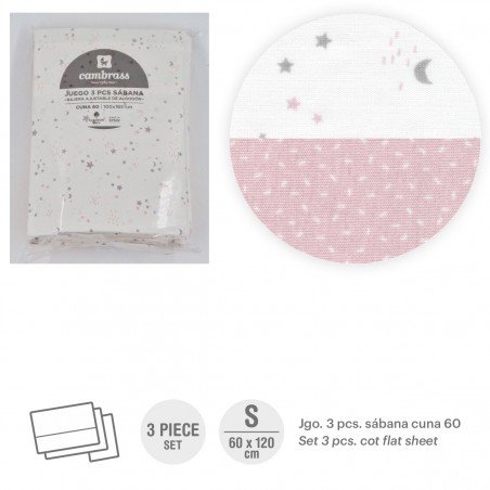 PARURE DE LIT 60 60x120x1 CM SKY ROSE