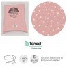 SET 3 PCS. COT 60 60x120x1 CM FOREST PINK