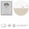 PARURE DE COUFFIN/POUSSETTE 35x80x1 CM SKY BEIGE