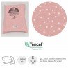 PARURE DE COUFFIN/POUSSETTE 35x80x1 CM FOREST ROSE